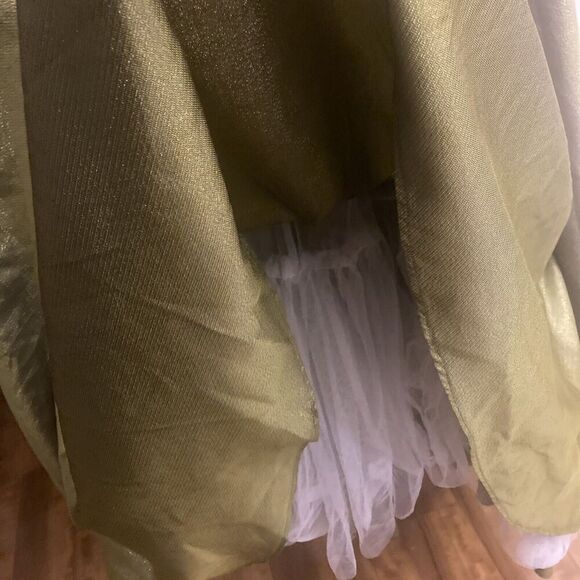 TERANI COUTURE Babydoll Dress Women's 14 Sweetheart Forest Fairy Prom Event Gala - Picture 4 of 13